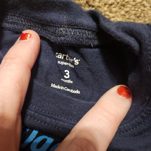 Carter's 3 Months Set of 2 Rompers - Picture 7 of 7